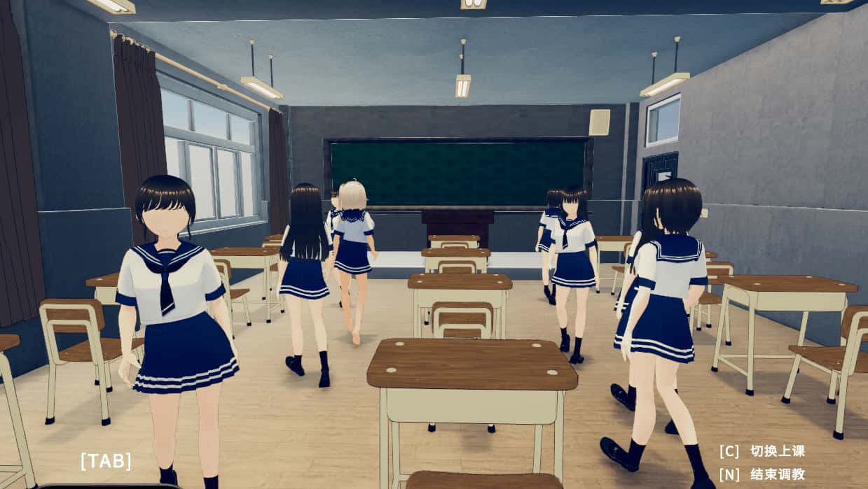捉弄纯真的同学吧